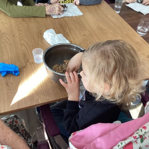 Rose Lodge Visit - Bird feeders 04.11.25